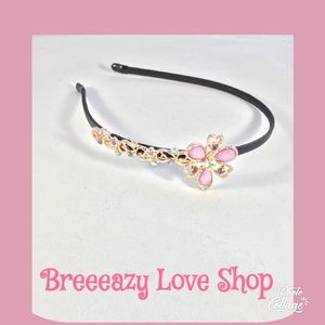 Bedazzled Flower Headband